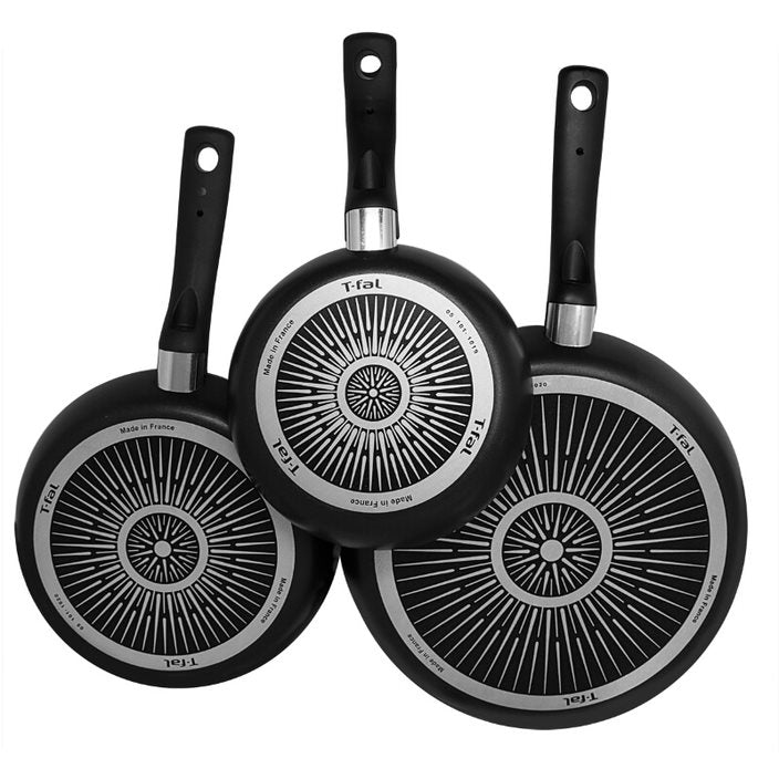 Juego de 3 Sartenes 20/24/30 cm Hard Titanium+ T-Fal C3829082