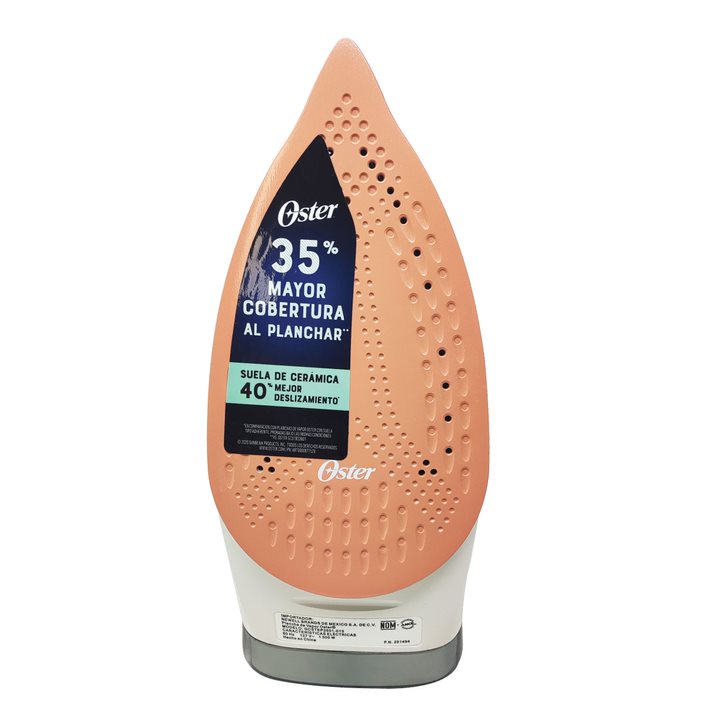 Plancha De Vapor Con Suela Cerámica Gris Oster GGCSTEP2501-013 (2122062)