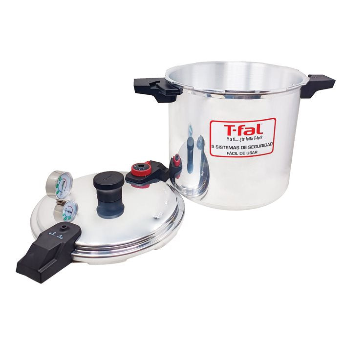Olla Express de Presión 22 Qt (20.8 L) Secure Aluminio T-fal P3105231