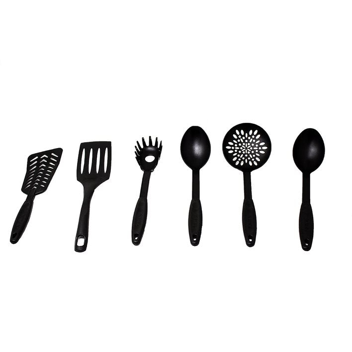 Batería de Cocina 16 Piezas Black Stone 360° Negro Lamex 6781-8