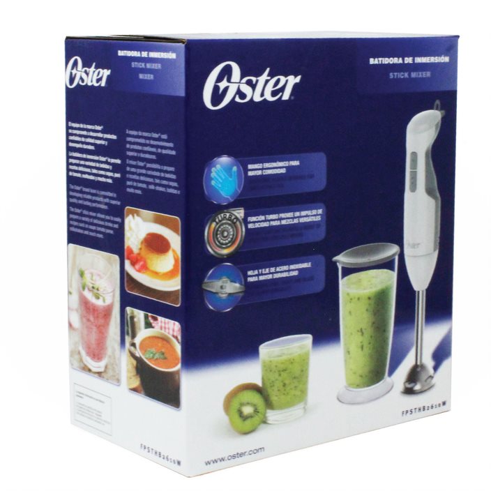 Batidora de Inmersión 2 Velocidades Blanca Oster FPSTHB2610W-013