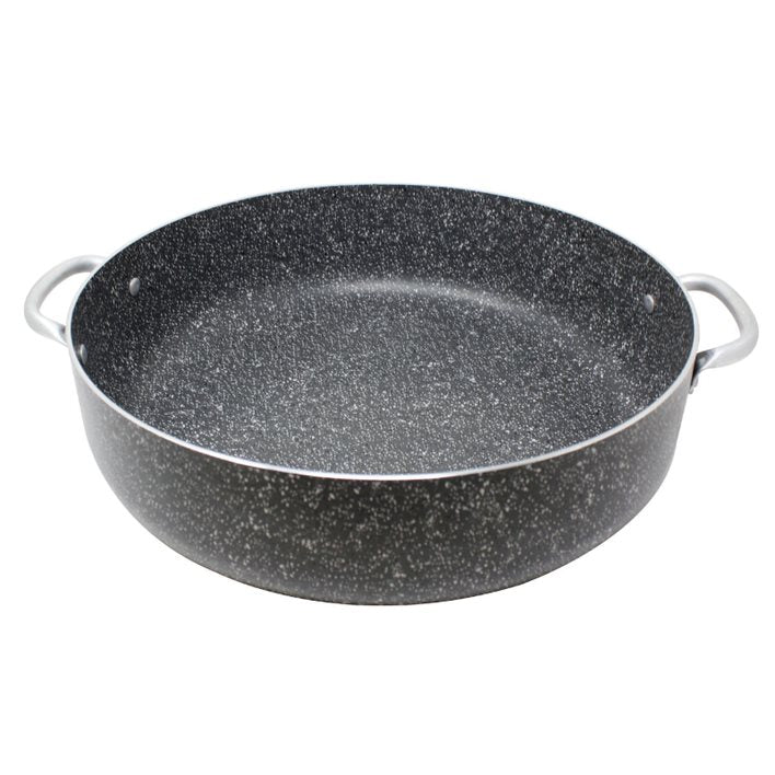 Arrocera 40 cm Antiadherente Stone 360° con Tapa de Vidrio Lamex 6748-1
