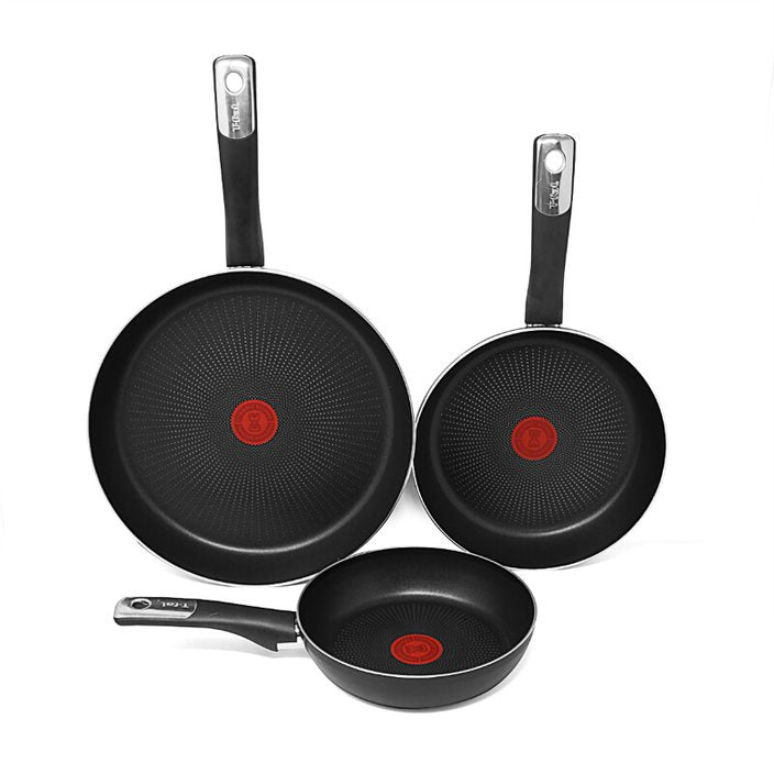 Juego de 3 Sartenes 20/24/30 cm Hard Titanium+ T-Fal C3829082