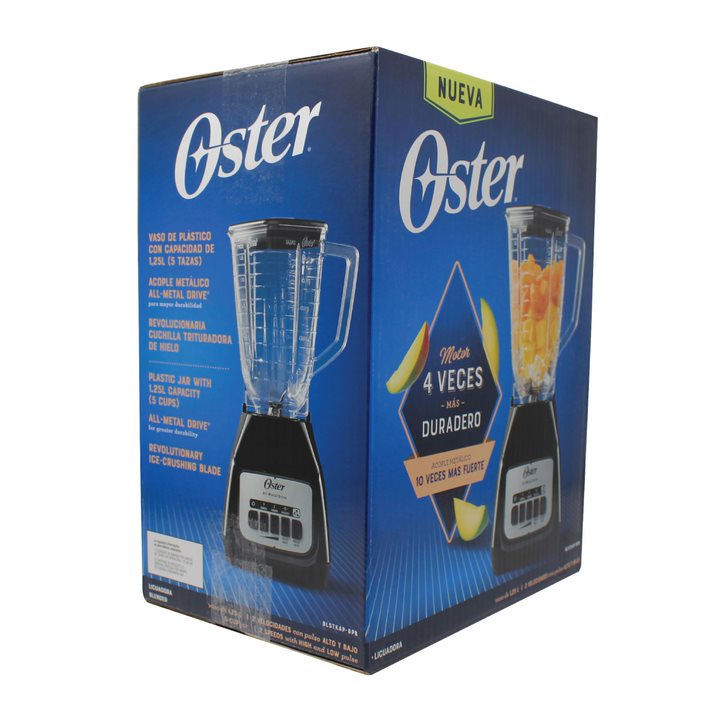 Licuadora 2 Velocidades + 2 Pulso Vaso de Plastico Negro Oster BLSTKAP-BPB-013 (2110247)