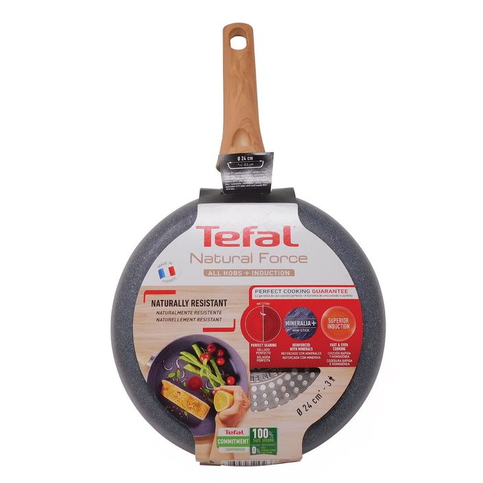 Sartén 24 cm Natural Force Mineralia Inducción T-fal G2660402