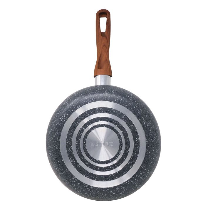 Sartén 24 cm Antiadherente Stone 360° Mango Tipo Madera Lamex 6645-3
