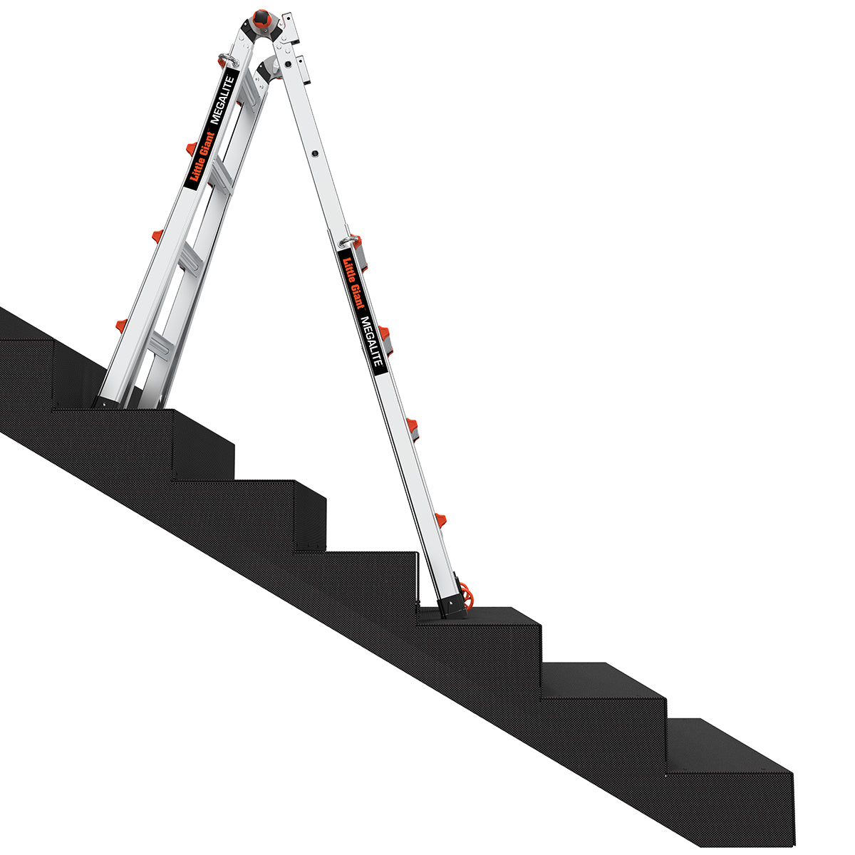 Escalera Multiposicion 17' (5.18 m) Tipo I A con Airdeck Megalite Little Giant 11517