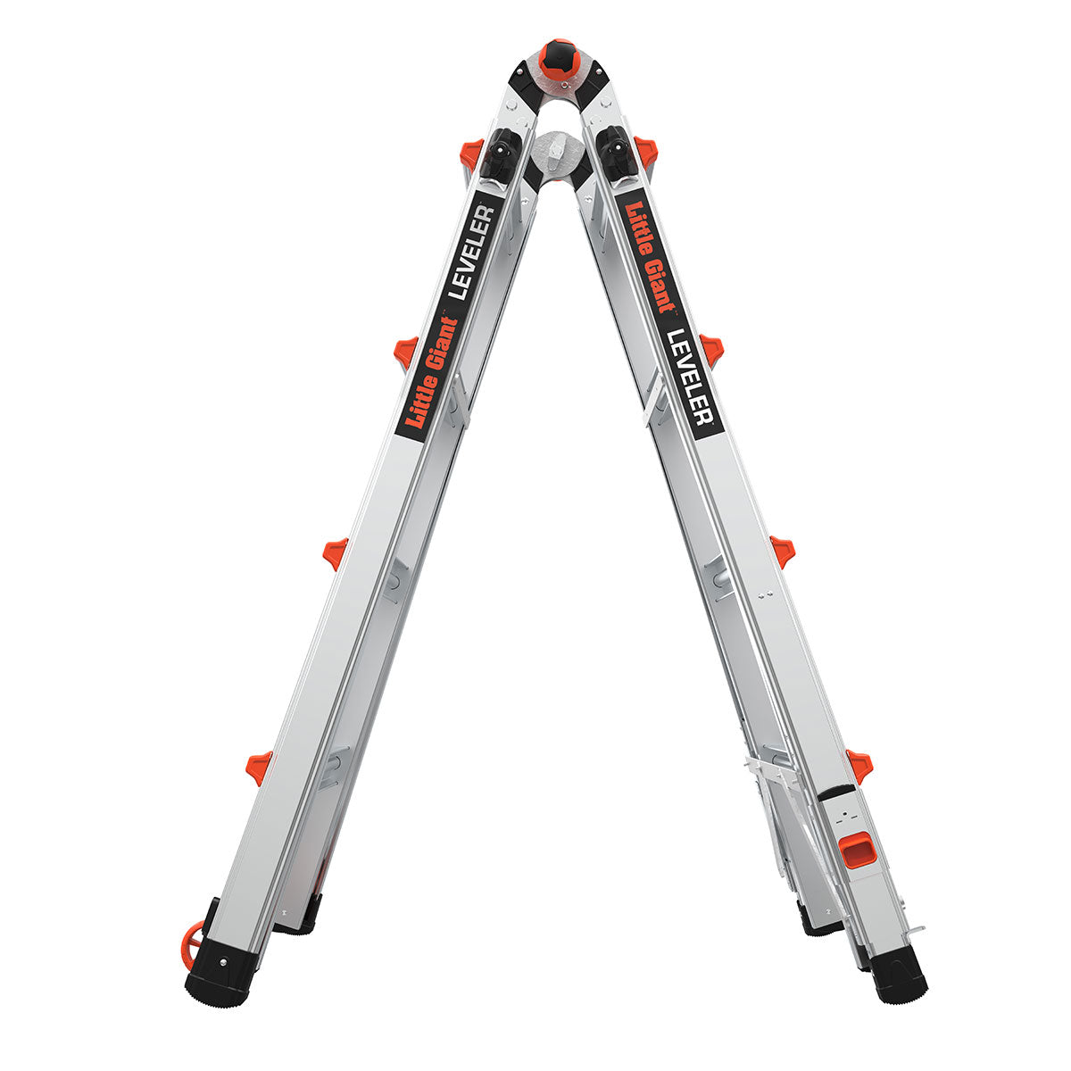 Escalera De Aluminio 17' (5.18 m) Tipo I A con Niveladores Leveler Little Giant 16517