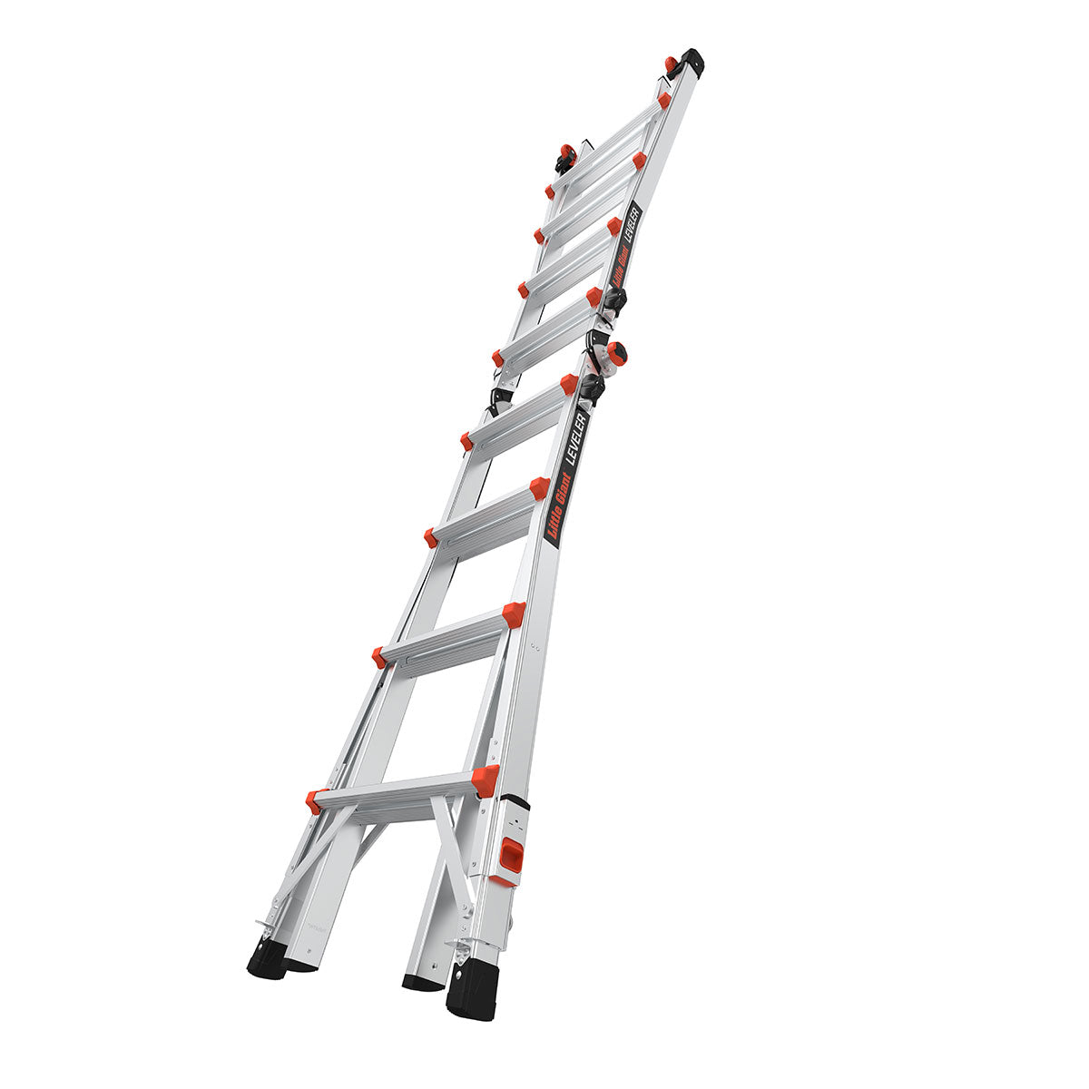 Escalera De Aluminio 17' (5.18 m) Tipo I A con Niveladores Leveler Little Giant 16517