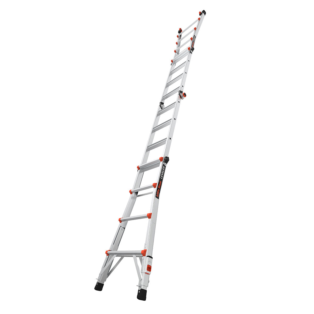 Escalera De Aluminio 17' (5.18 m) Tipo I A con Niveladores Leveler Little Giant 16517