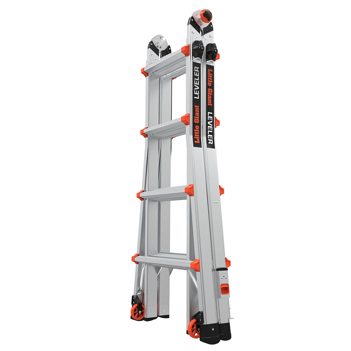 Escalera De Aluminio 17' (5.18 m) Tipo I A con Niveladores Leveler Little Giant 16517