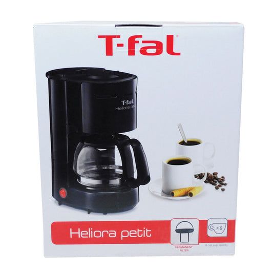 Cafetera de Goteo 4 Tazas Heliora Petit T-fal CM3218MX (Caja de 6 Piezas)