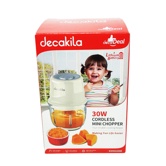 Mini procesador de alimentos inalambrico Decakila KMMG008E (Caja de 15 Piezas)