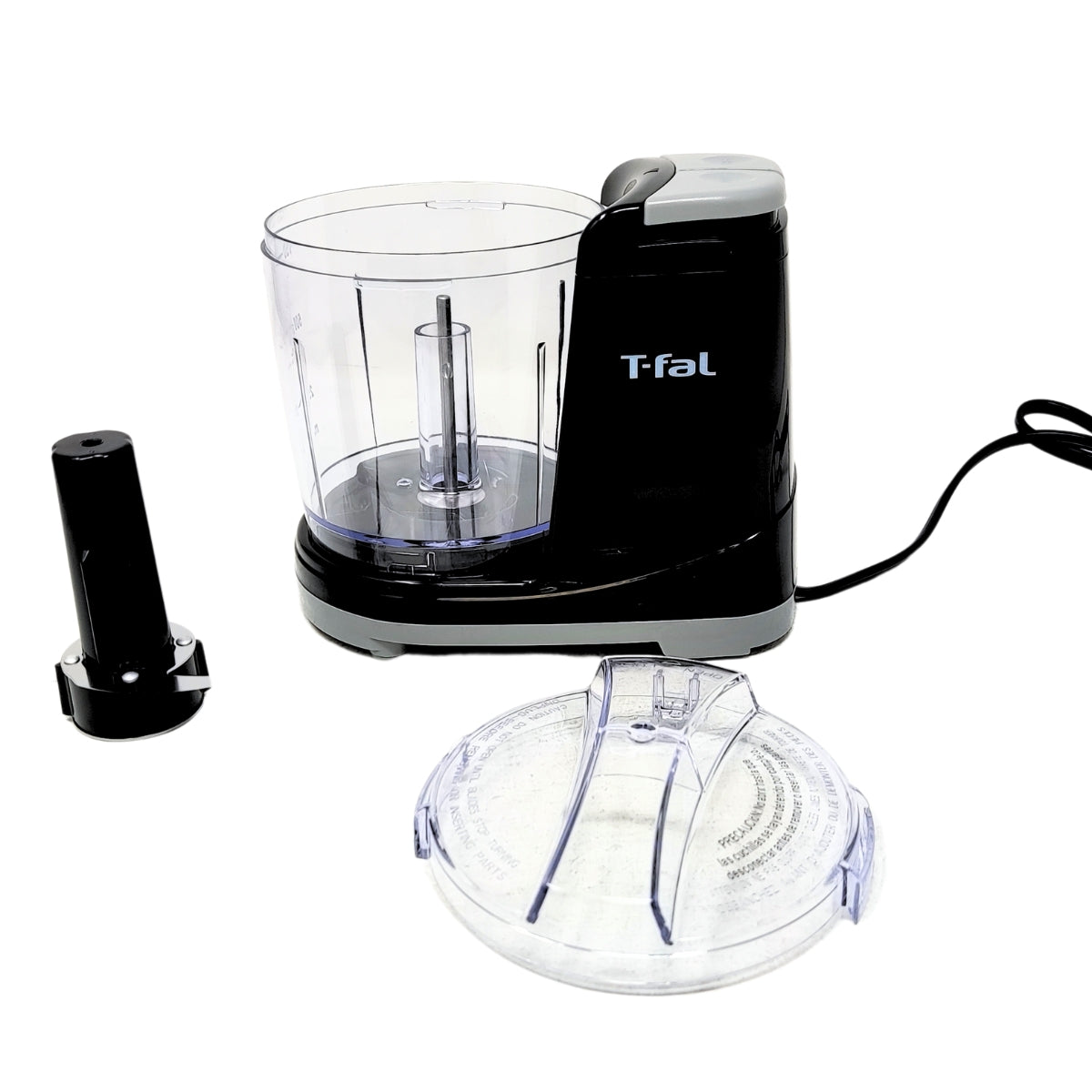 Procesador De Alimentos Max 2 Velocidades Negro T-fal MF2528MX (Caja con 8 Piezas)