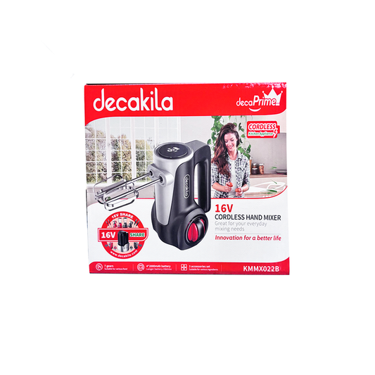 Batidora de mano inalambrica Decakila KMMX022B (Paquete con 6 piezas)