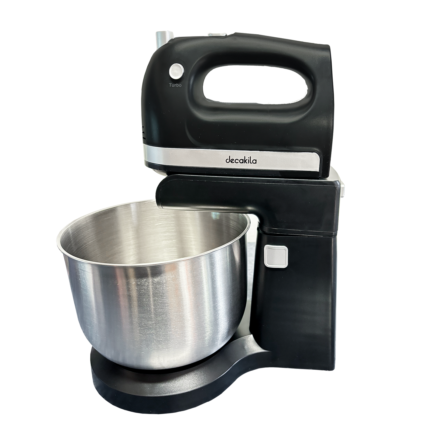 Batidora de Mano y Pedestal 5 Velocidades Negra Decakila KUMX012B (Caja de 4 Piezas)