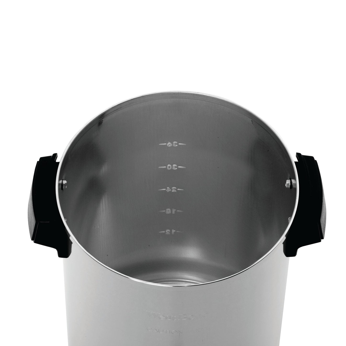 Cafetera Percoladora de 36 Tazas Comercial en Aluminio Pulido West Bend 43536