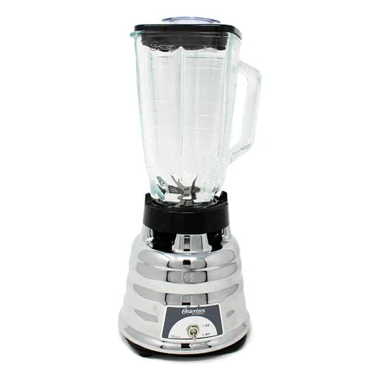 Licuadora Metálica 1 Velocidad con Vaso de Vidrio Oster 450-10