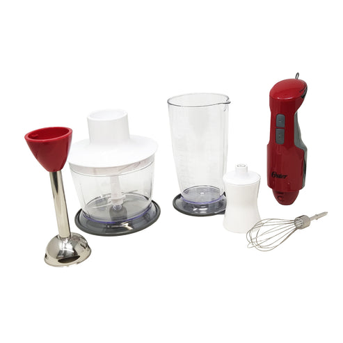 Batidora de Inmersión 2 Velocidades con Accesorios Rojo Oster FPSTHB2615R-013