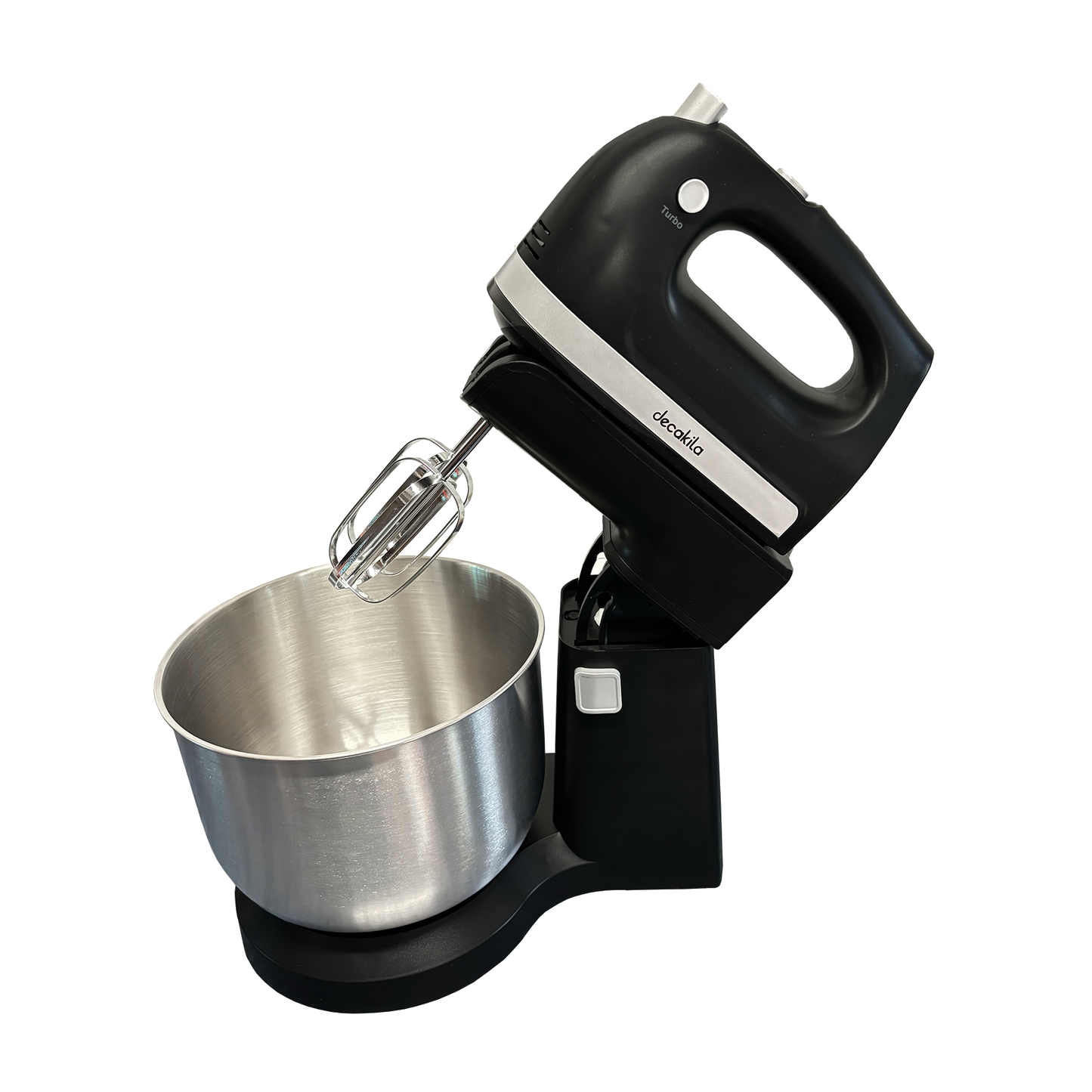 Batidora de Mano y Pedestal 5 Velocidades Negra Decakila KUMX012B (Caja de 4 Piezas)