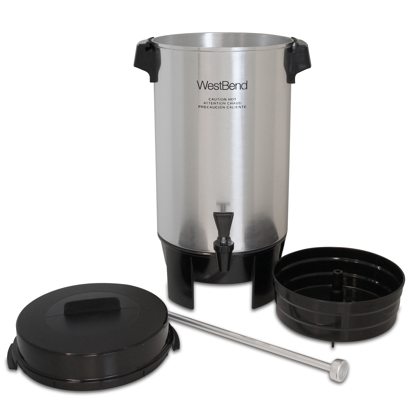 Cafetera Percoladora 42 Tazas de Aluminio West Bend CU0042PA23 (58802)
