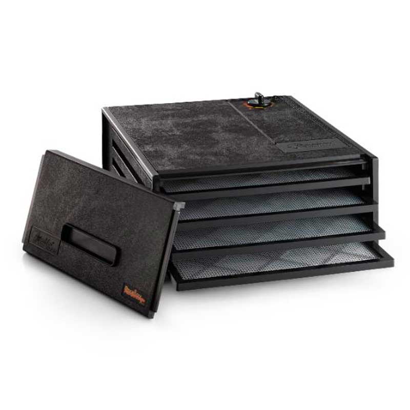 Deshidratador de Alimentos de 4 Charolas Negro Excalibur 2400