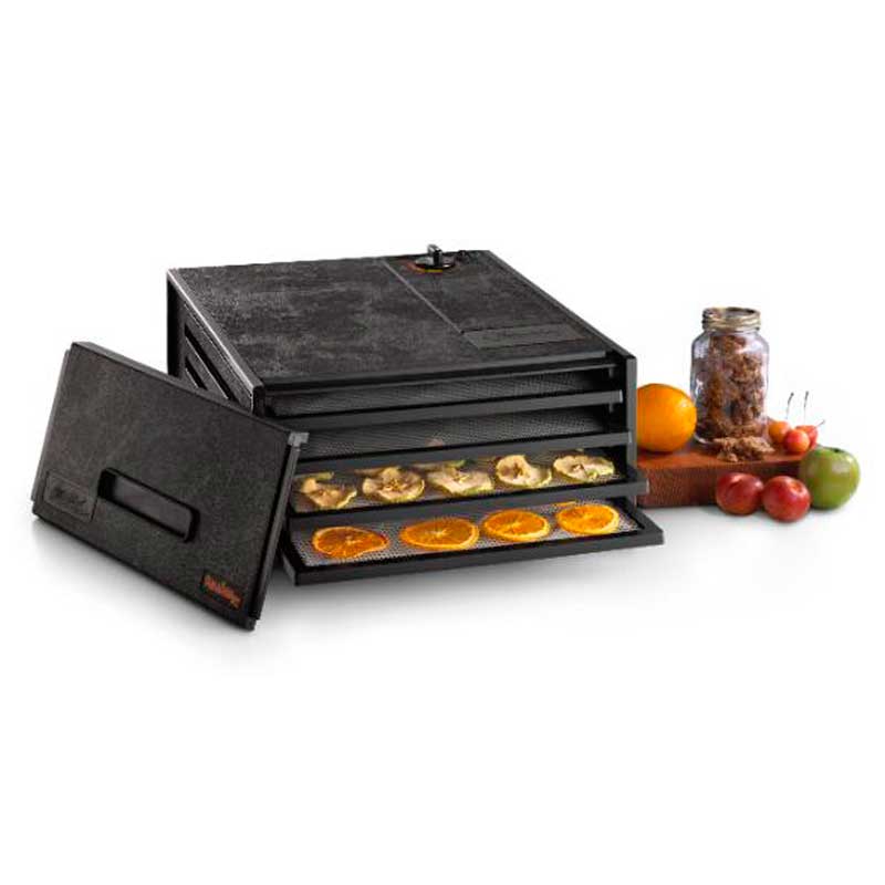 Deshidratador de Alimentos de 4 Charolas Negro Excalibur 2400
