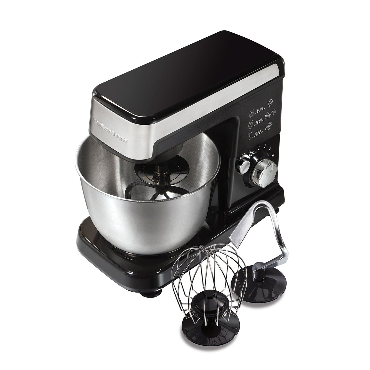 Batidora Pedestal 6 Velocidades 3 Batidores Negra Hamilton Beach 63327