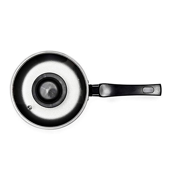 Cazo 16 Cm Antiadherente con Tapa de Vidrio Rojo Lamex 6630-9