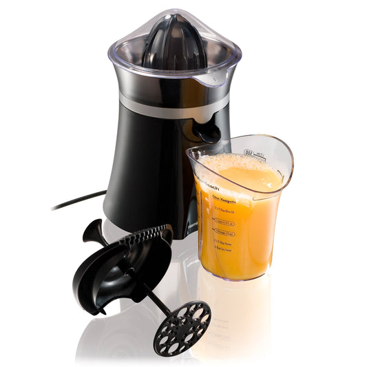 Exprimidor de Cítricos Motor Reversible FreshMix™ Negro Hamilton Beach 66333
