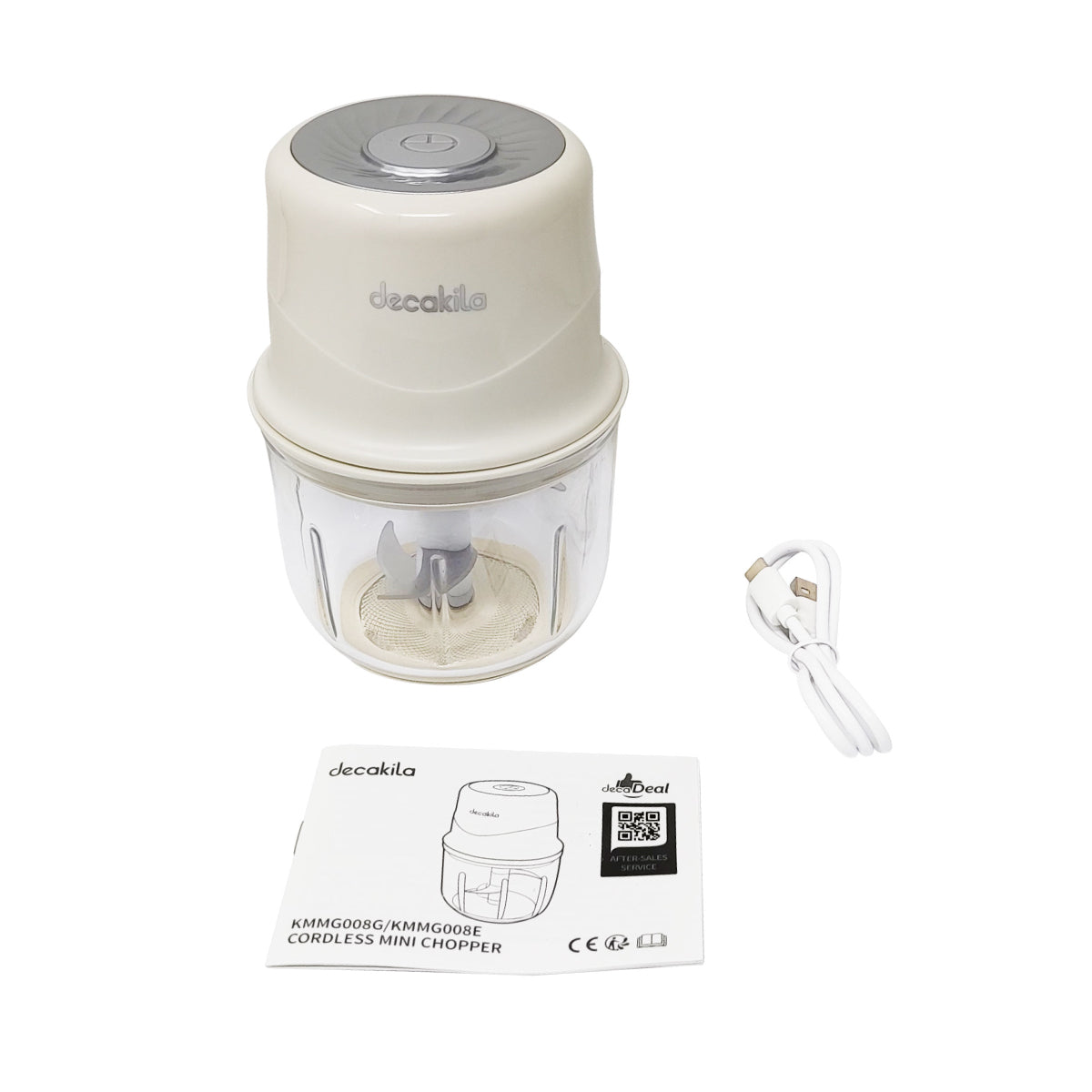 Mini procesador de alimentos inalambrico Decakila KMMG008E (Caja de 15 Piezas)