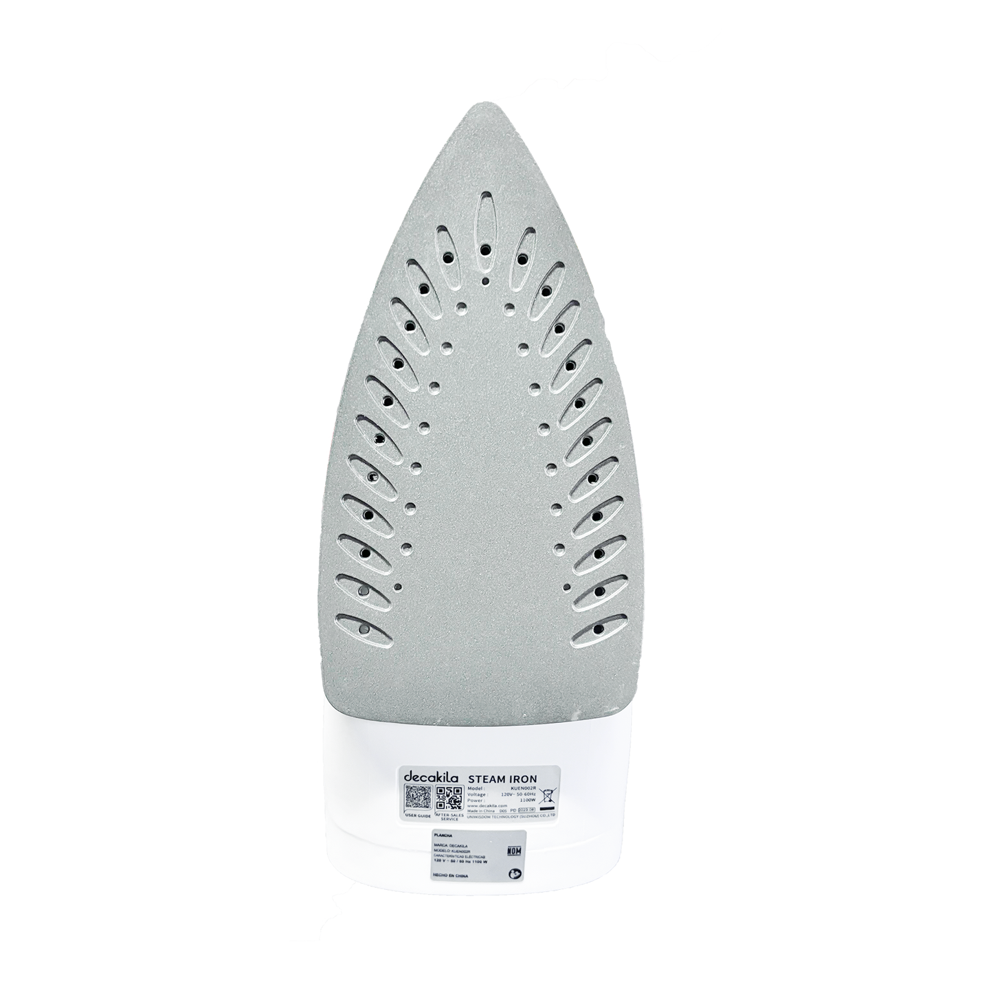 Plancha de Vapor Suela Antiadherente 1100 W  Rosa Decakila KUEN002R