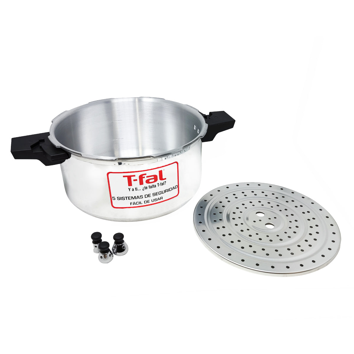 Olla Express de Presión 12 Qt (11 L) Secure Aluminio T-fal YL307LA7