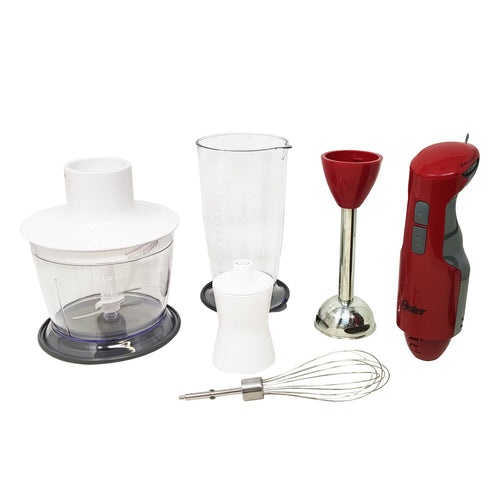 Batidora de Inmersión 2 Velocidades con Accesorios Rojo Oster FPSTHB2615R-013