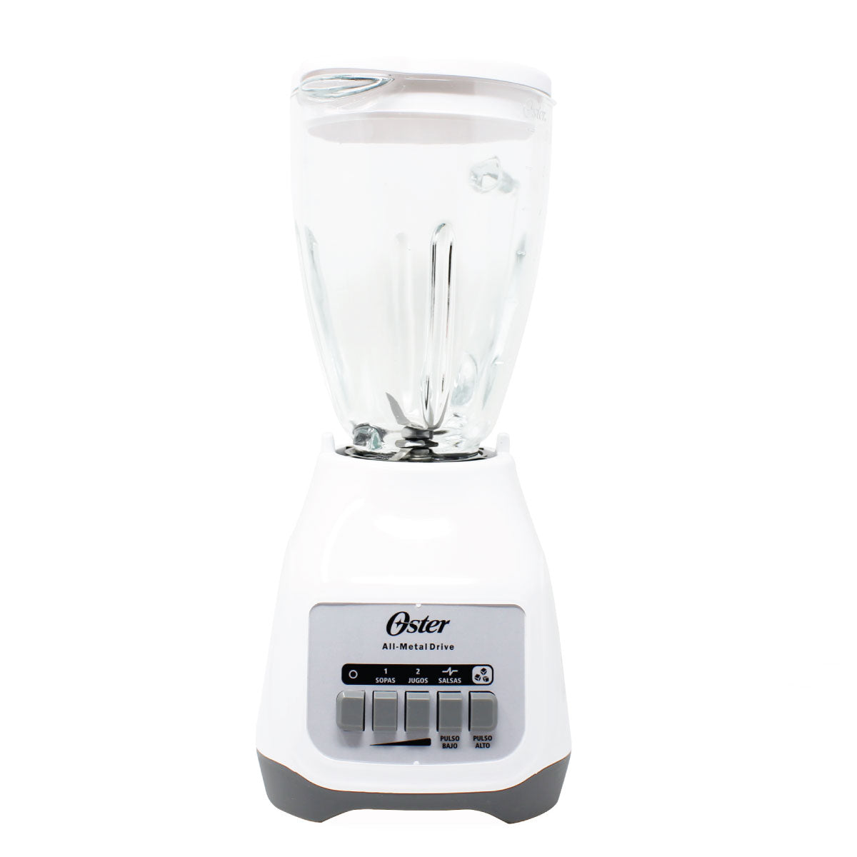 Licuadora 2 Velocidades + 2 Pulso Vaso de Vidrio Blanca Oster BLSTAG-WPB-013 (2110246)