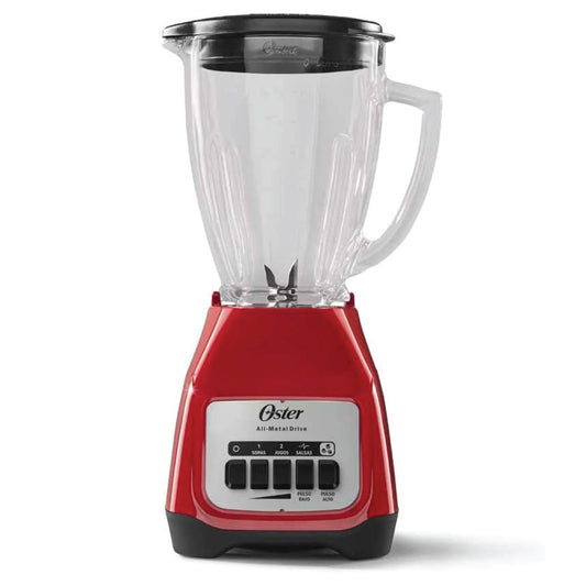 Licuadora 2 Velocidades + 2 Pulso Vaso de Vidrio Roja Oster BLSTKAG-RPB-013 (2110245)