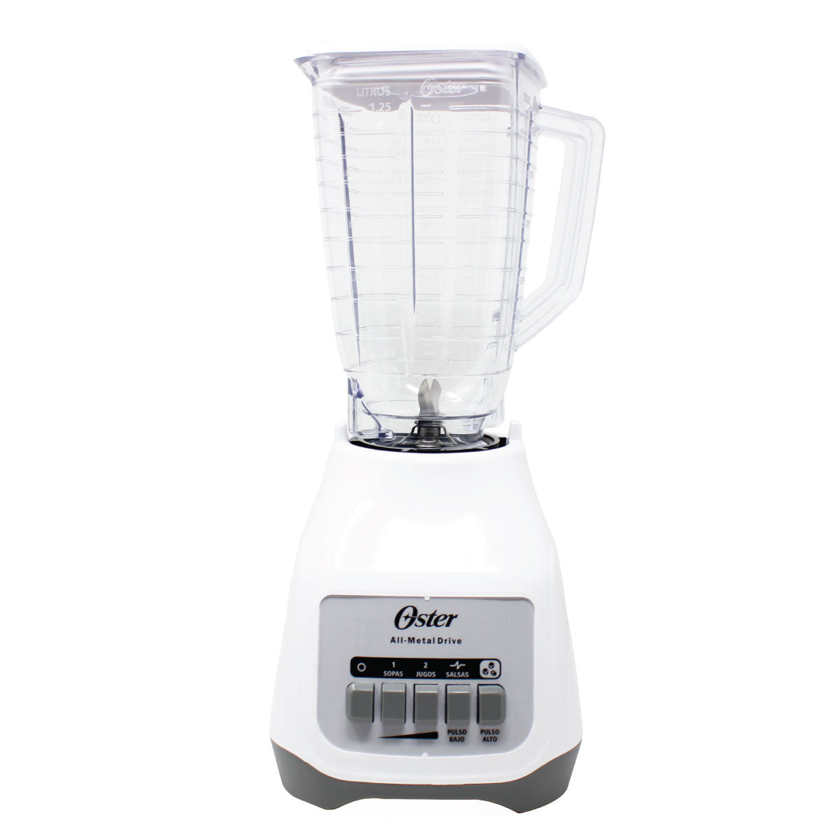 Licuadora 2 Velocidades + 2 Pulso Vaso de Plastico Blanca Oster BLSTKAP-WPB-013 (2110672)