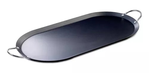 Comal Plancha 17" (43 cm) Ovalada con Antiadherente Negro Imusa MXMIMU-52015