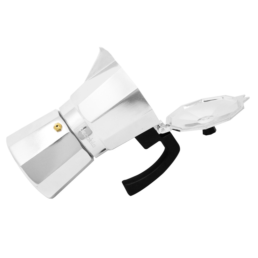 Cafetera de Expresso Moka 6 Tazas Aluminio Decakila KMCF023M (Caja con 24 Piezas)