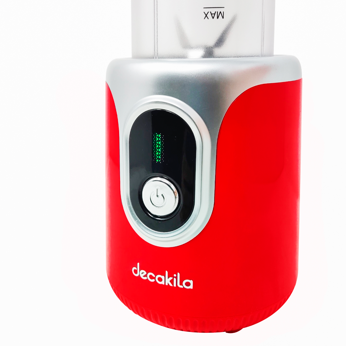 Licuadora Personal 500 ml Inalámbrica Roja Decakila KMJB022R (Caja con 8 Piezas)
