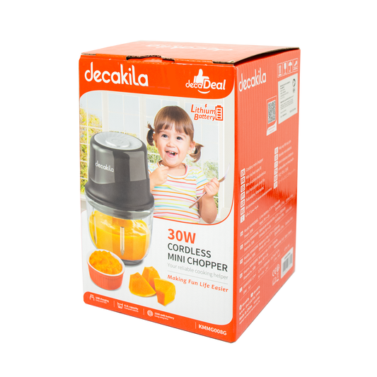Mini procesador de alimentos inalambrico Decakila KMMG008G (Caja de 15 Piezas)