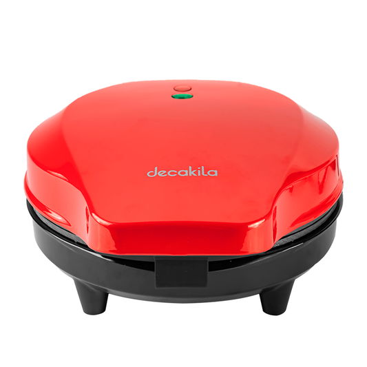Wafflera Antiadherente 1000 W Roja Decakila KUEC016W