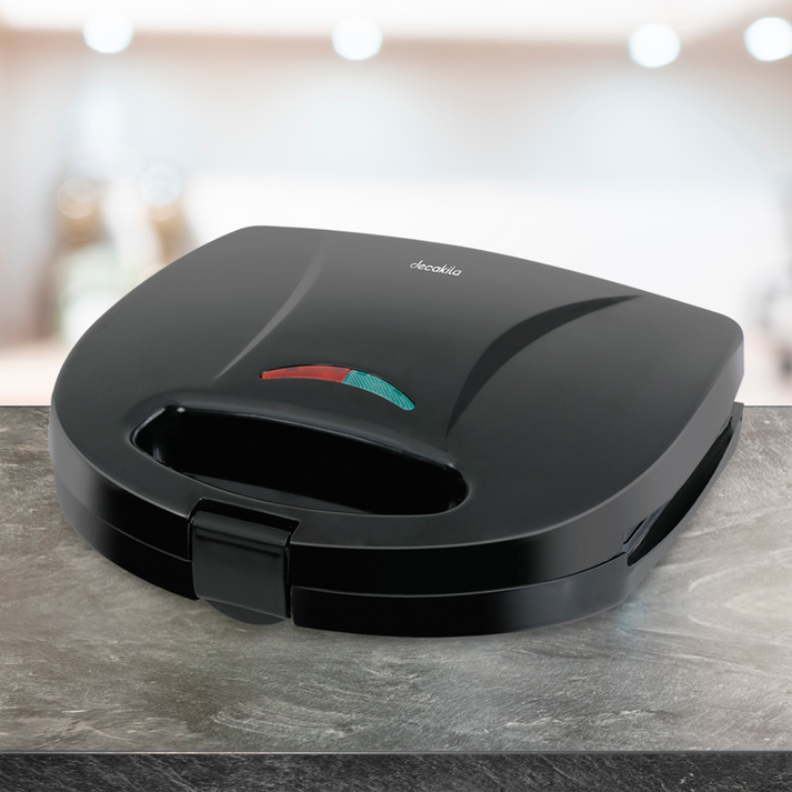 Sandwichera 2 Panes 750 W Negro Decakila KUEC046B