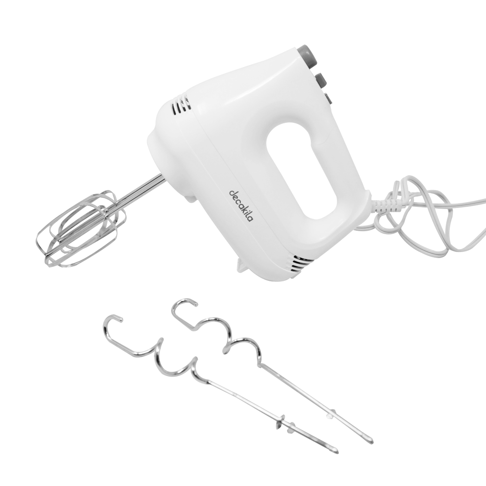 Batidora de Mano 6 Velocidades 150 W Blanca Decakila KUMX001W