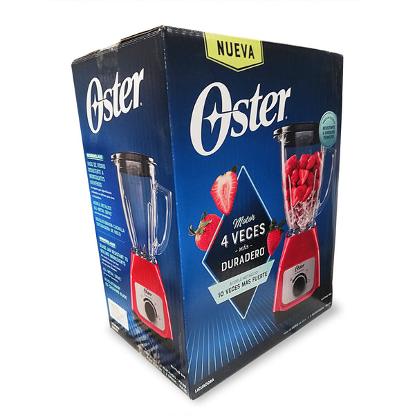 Licuadora 2 Velocidades + Pulso Vaso de Vidrio Oster Roja BLSTKAG-RRD-013 (2110250)