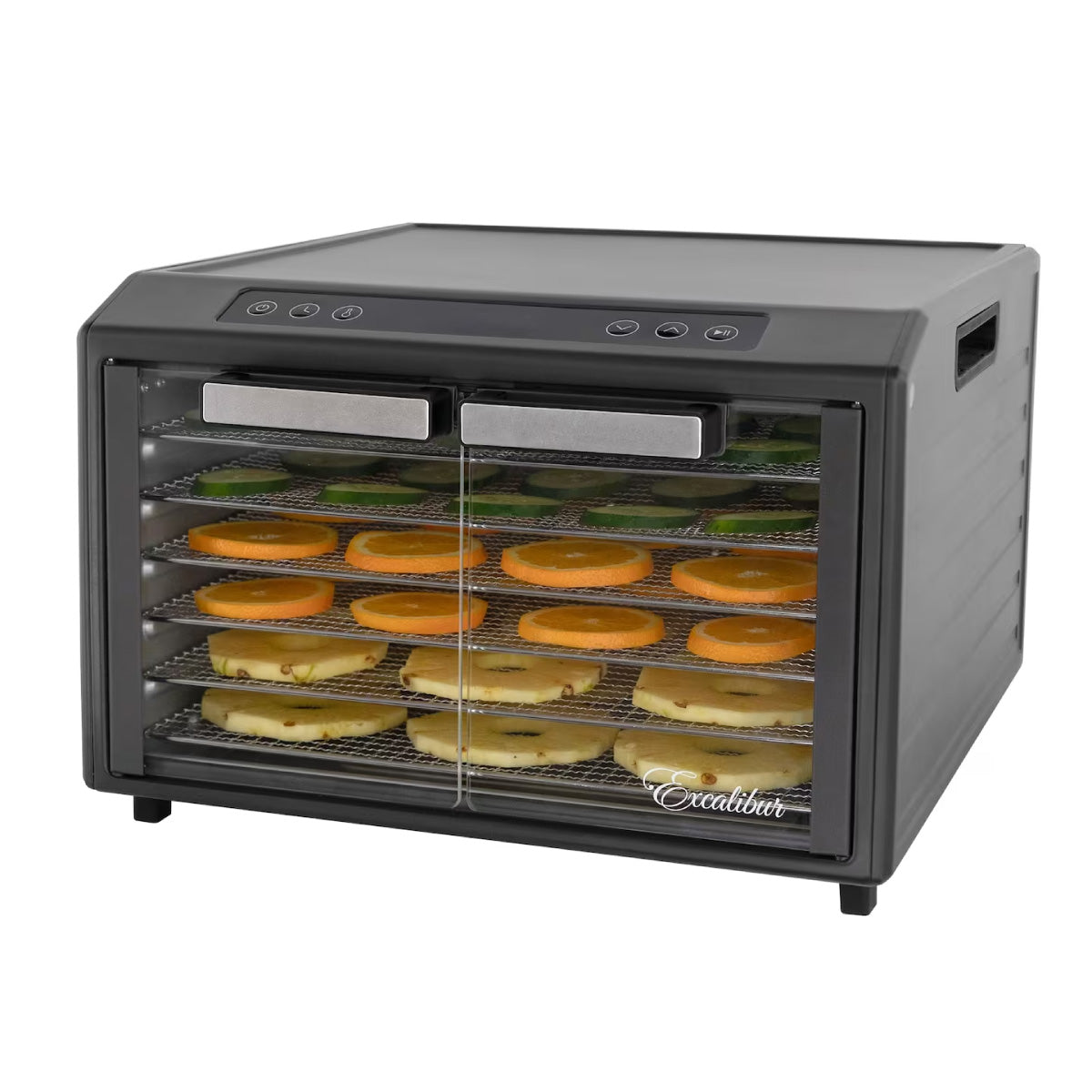 Deshidratador de Alimentos 6 Charolas Acero Inoxidable Excalibur DH06SCSS13