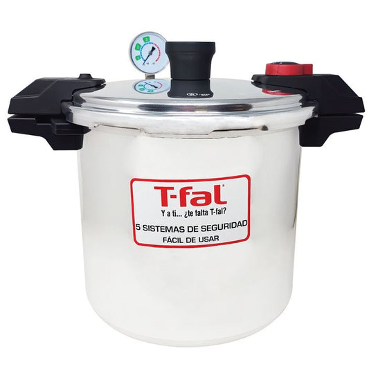 Olla Express de Presión 22 Qt (20.8 L) Secure Aluminio T-fal P3105231