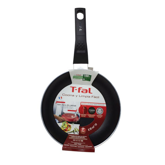Sartén 20 cm Antiadherente Cocina y Limpia Fácil Rojo T-Fal B5620282