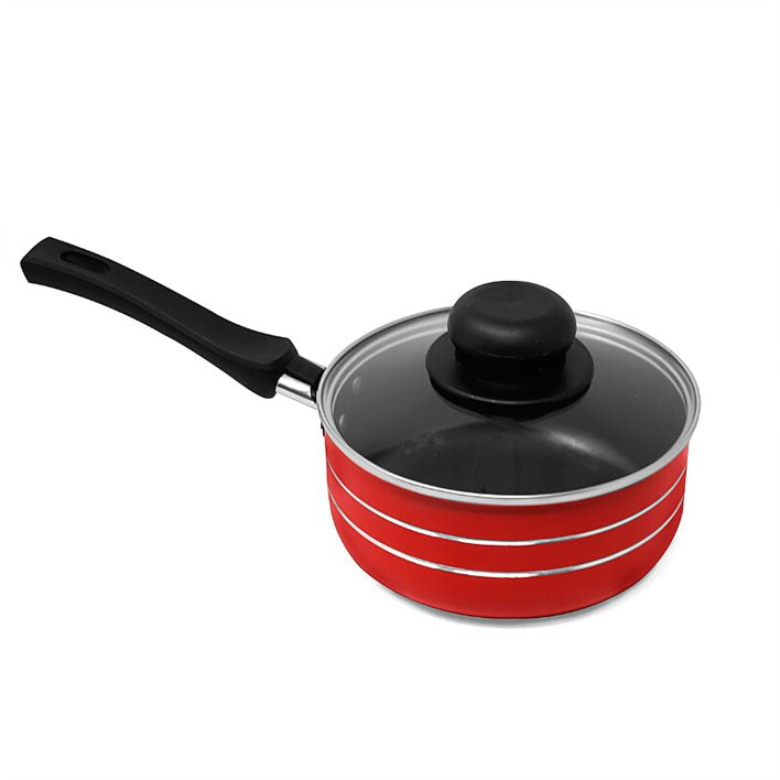 Batería de Cocina 7 Piezas Antiadherente Rubí Roja Lamex 6502-9