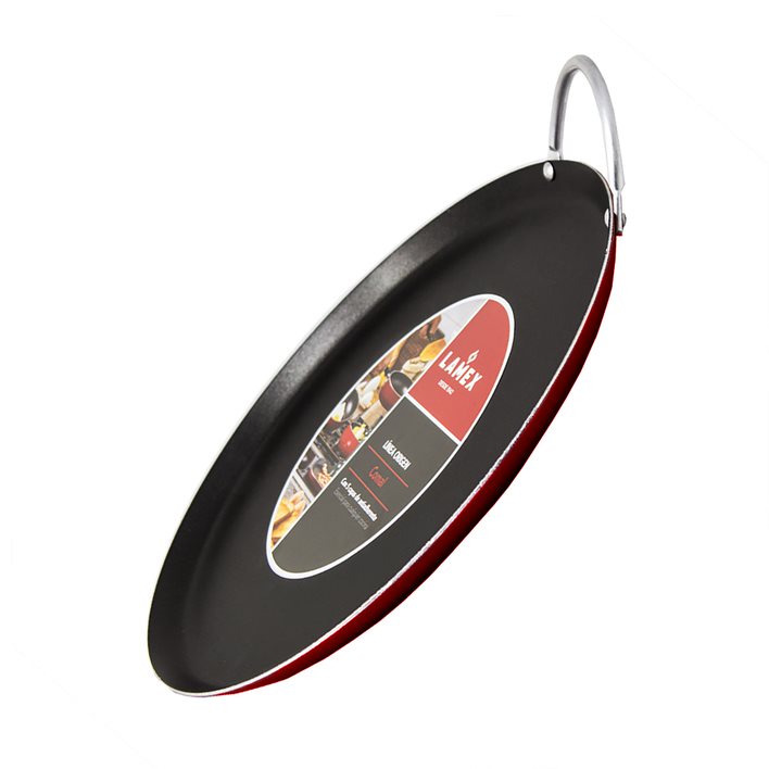 Comal 28 cm con Antiadherente Rojo Lamex 6516-6